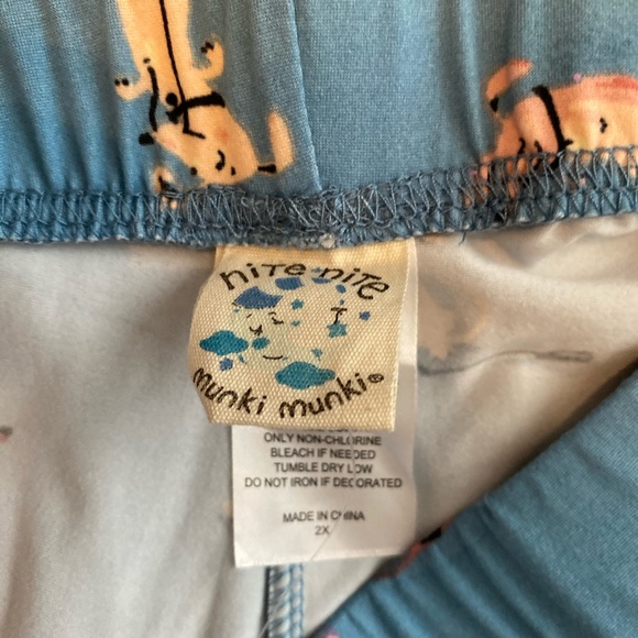 ⚫️ Nite Nite by Munki Munki Weiner dog pajamas 2XL NEW - Picture 4 of 8